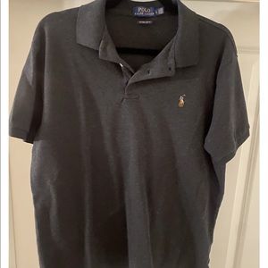 Charcoal Polo by Ralph Lauren short sleeve polo shirt